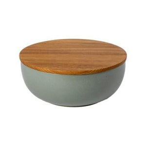Casafina Pacifica Serving Bowl With Oak Lid - Bear Country Kitchen