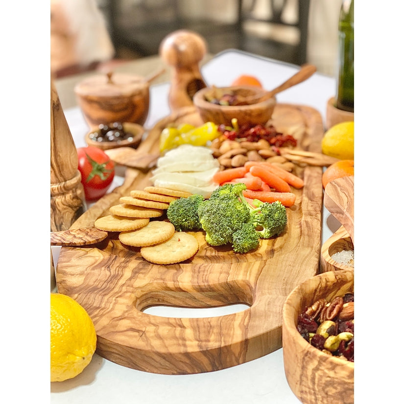 Natural Olive Wood Charcuterie Board