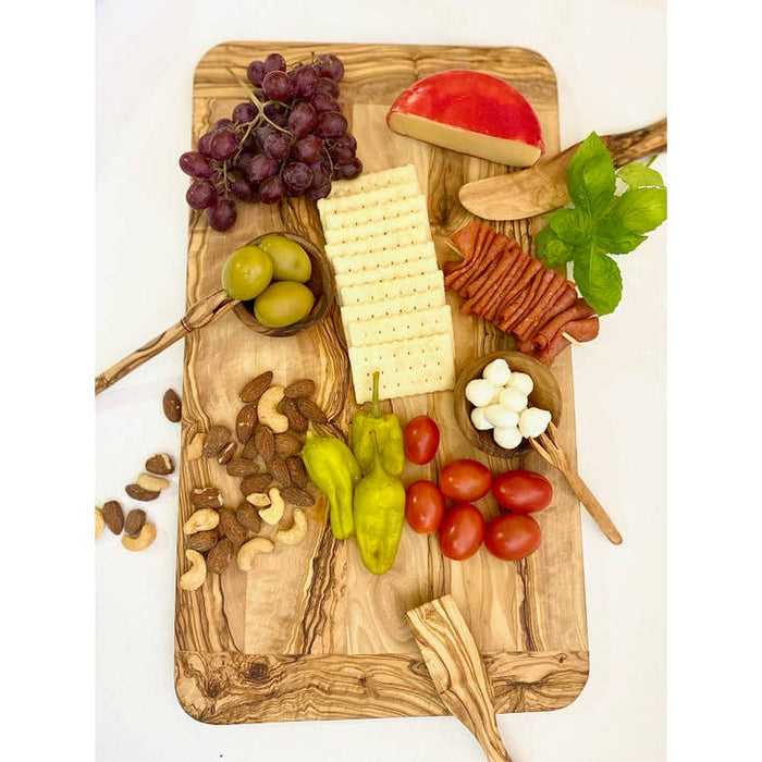 Natural Olive Wood Charcuterie Board Rectangular