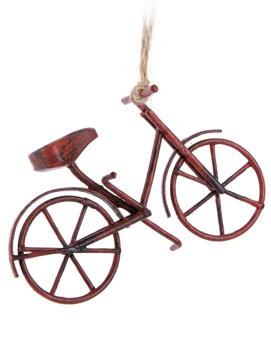 Abbott  Red Bicycle Ornament