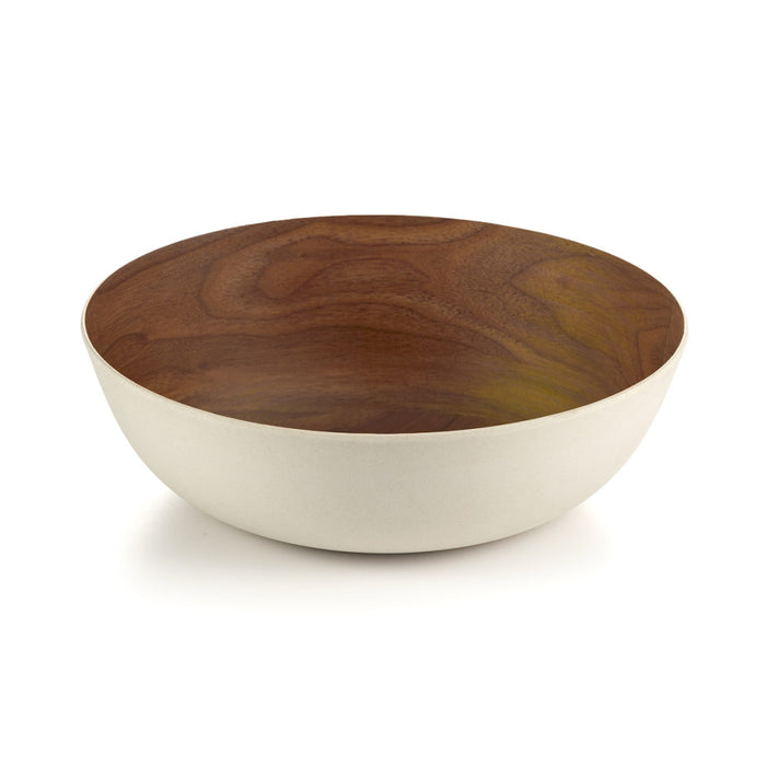 Brilliant Bamboo Walnut Salad Bowl 30CM