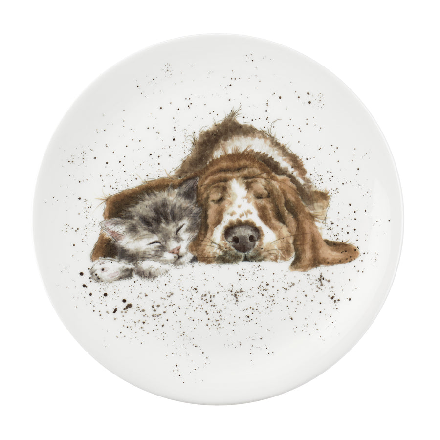 Wrendale Coupe Plate 8" Dog and Catnip