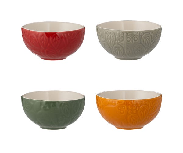 Mason Cash Forest Prep Bowl Set of 4