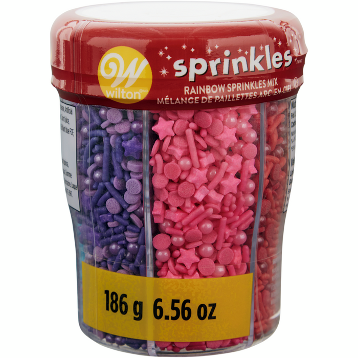 Wilton Sprinkles 6 Cell Rainbow Medley