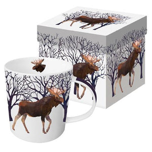 PPD New Bone China Mug In Giftbox Winter Moose