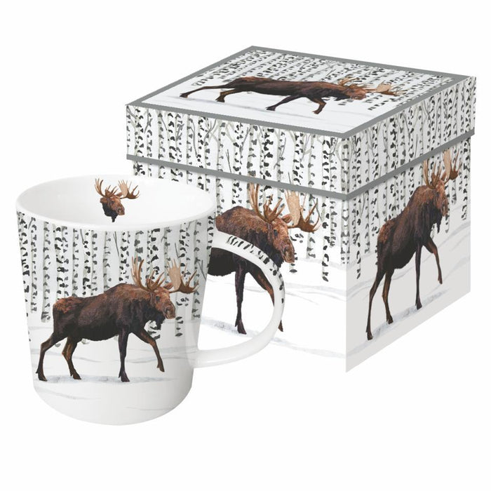 PPD New Bone China Mug in Giftbox Wilderness Moose