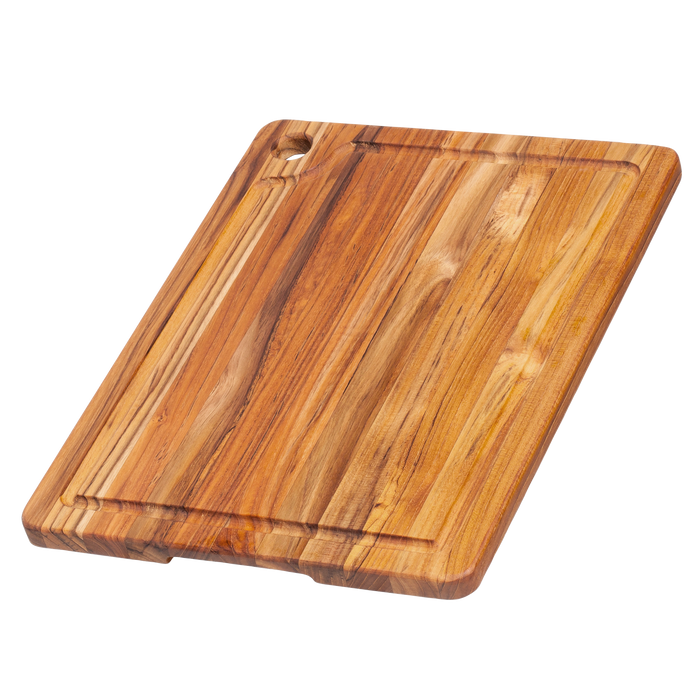 Teakhaus Marine Carving Board With Corner Hole & Juice Canal 16x12x0.75"