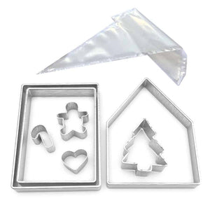 R&M Cookie Cutter Set Of 12 Gingerbread House