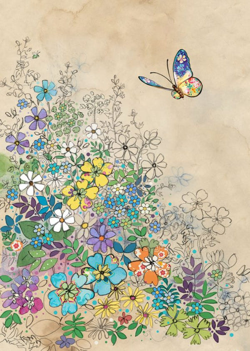 Bug Art Card - Garden Butterfly
