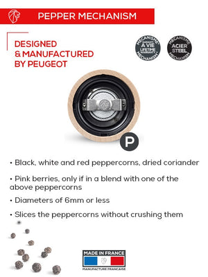 Peugeot Paris U-Select Pepper Mill Chocolate 22CM