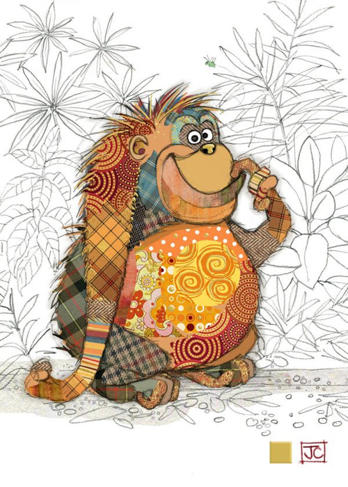 Bug Art Card Obi Orangutan