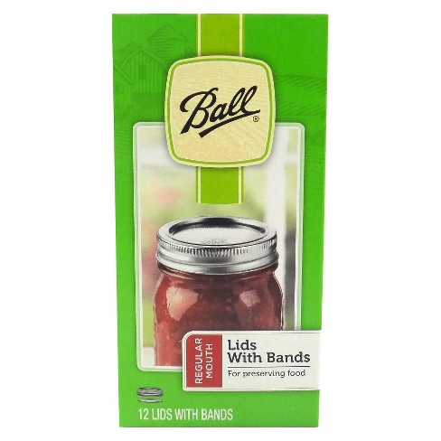 Ball Lids and Bands Regular Mouth Set of 12