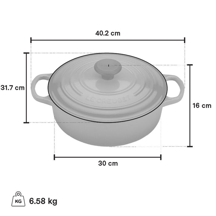 Le Creuset 6.2L Shallow Round French Oven