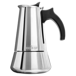 The London Sip Stainless Steel Stovetop Espresso 10Cup