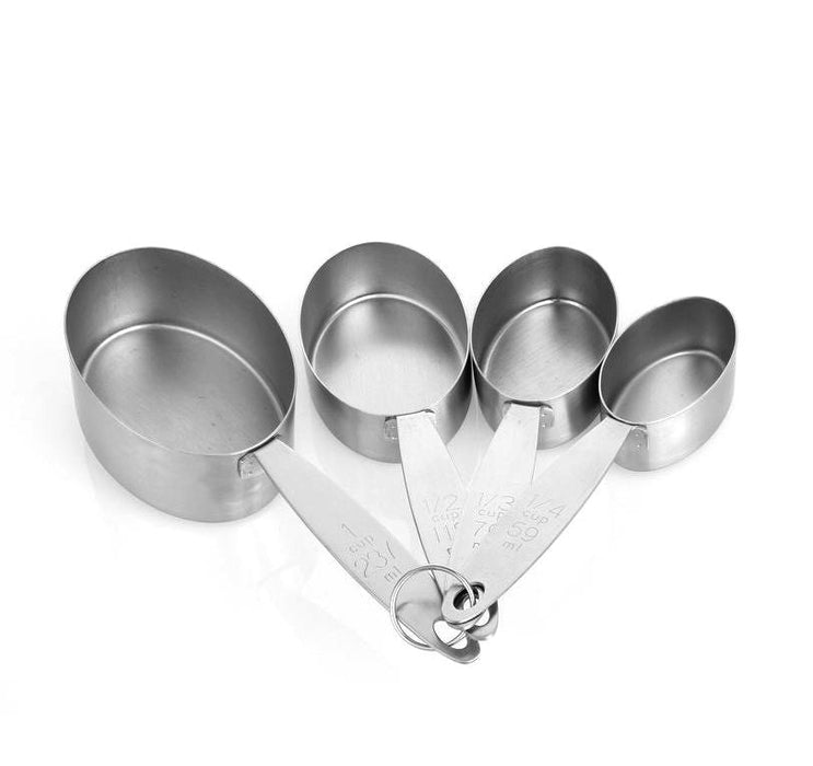 Cuisinox Stainless Steel Measuring Cups Oval