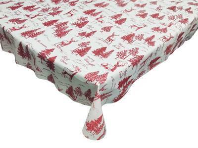 Texstyles Deco PEVA Tablecloth 54x72" Christmas