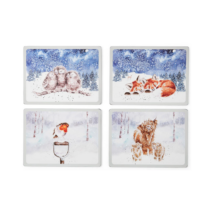 Pimpernel Wrendale Placemats S/4 -Winter Sky