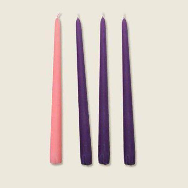 Twilight Advent Taper Candles Set Of 4