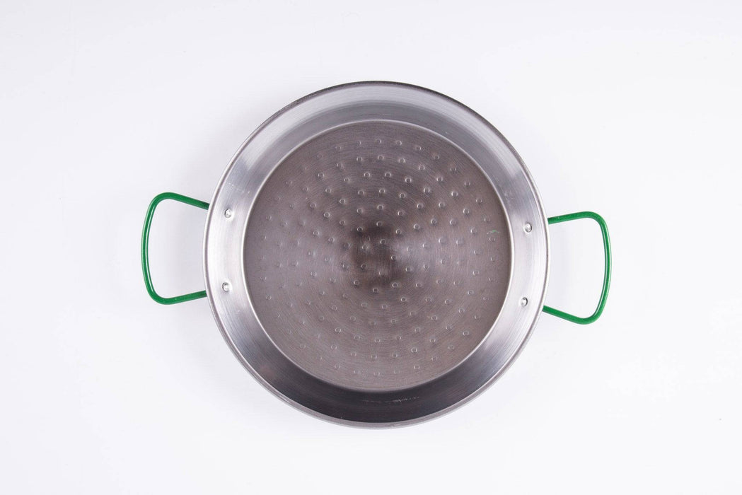 Vaello Polished Steel Paella Pan 42cm