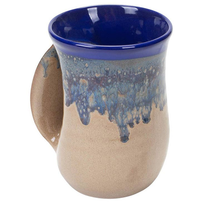 Clay In Motion Hand Warmer Mug Left Hand Cobalt Canyon