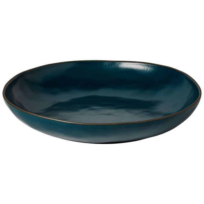 Costa Nova Stacked Organic Serving Bowl Deep Sea