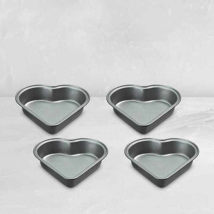 Cuisinart Non-Stick Mini Heart Pan Set Of 4