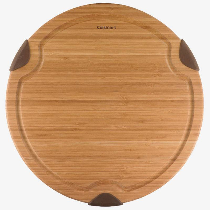 Cuisinart 14" Round Non-Slip Bamboo Cutting Board