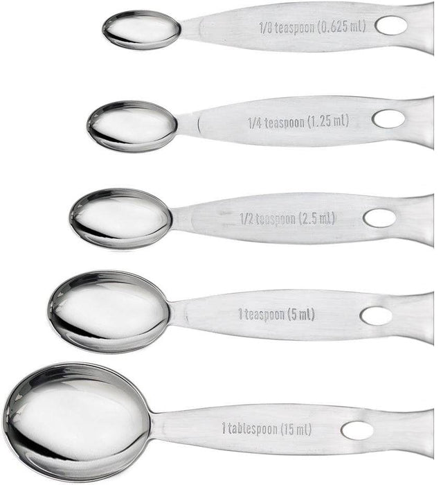 Cuisinox Stainless Steel Measuring Spoons Oval