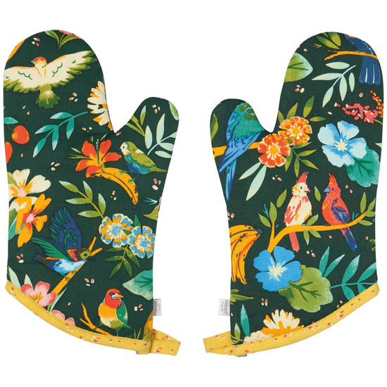 Danica Jubilee Packaged Oven Mitts Tropical Trove Set Of 2