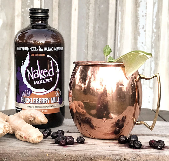 Naked Mixers Wild Huckleberry Ginger Mule