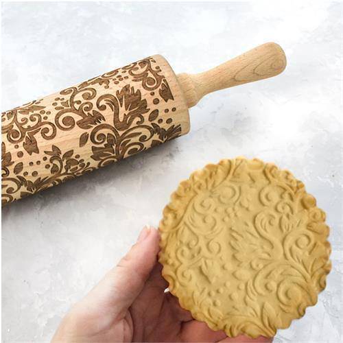 Danesco Embossed Rolling Pin