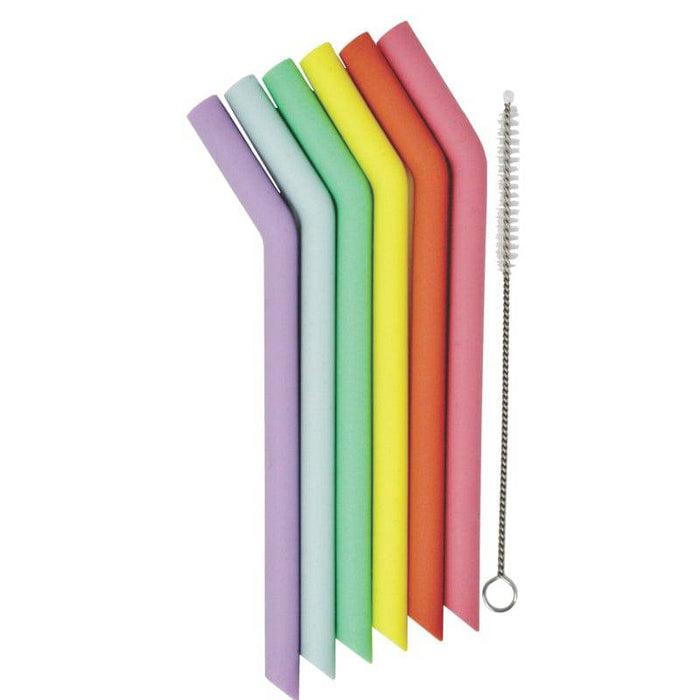 Danesco Mini Silicone Straws Set/ 7