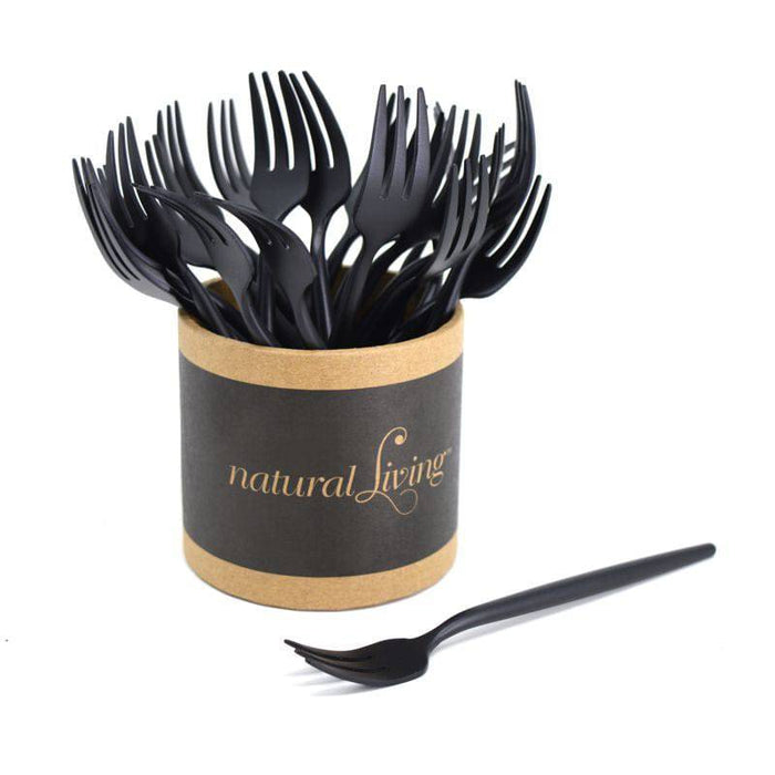 Natural Living Small Fork Black