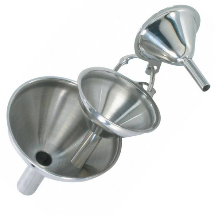 Set of 3 Mini S/S Funnels