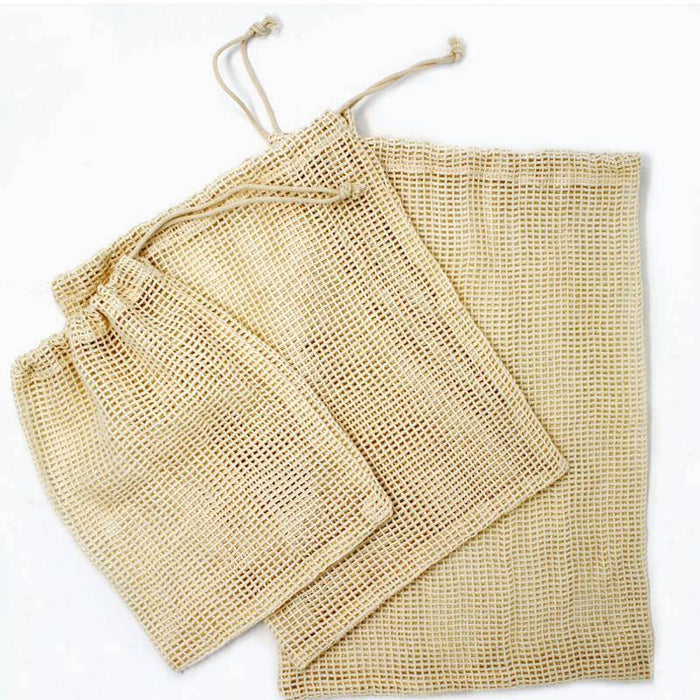 Danesco Produce Bags - Cotton Mesh Set of 3