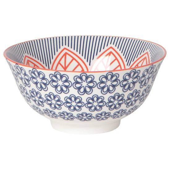 Danica 6" Stamped Bowl - Red Floral