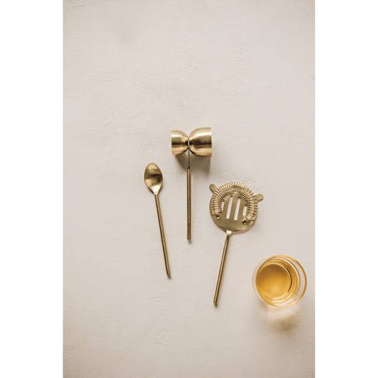 Danica Heirloom Set Of 3 Bar Tools Matte Gold