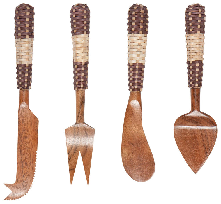 Danica Now Design Cheese Knife Set Rattan