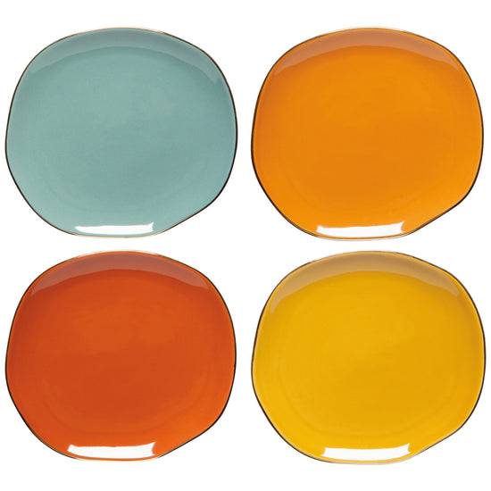 Danica Heirloom Appetizer Plate Set Pebble Dune Bundle Of 4