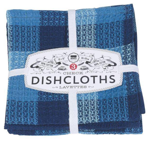 Danica Check Dishcloths S/3