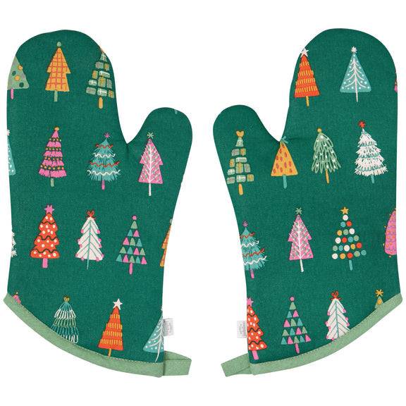 Danica Jubilee Packaged Oven Mitts Glitzmas Set of 2