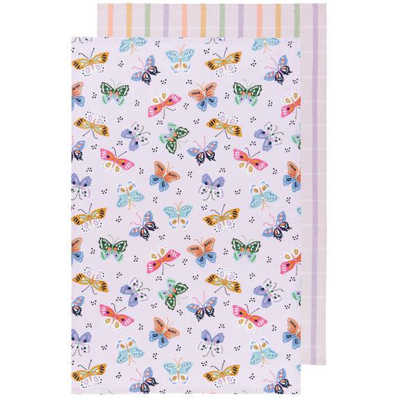 Danica Jubilee Set Of 2 Dishtowels Flutter By