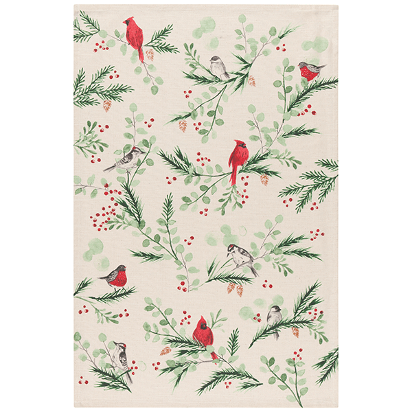 Danica Now Design Printed Dishtowel - Forest Birds