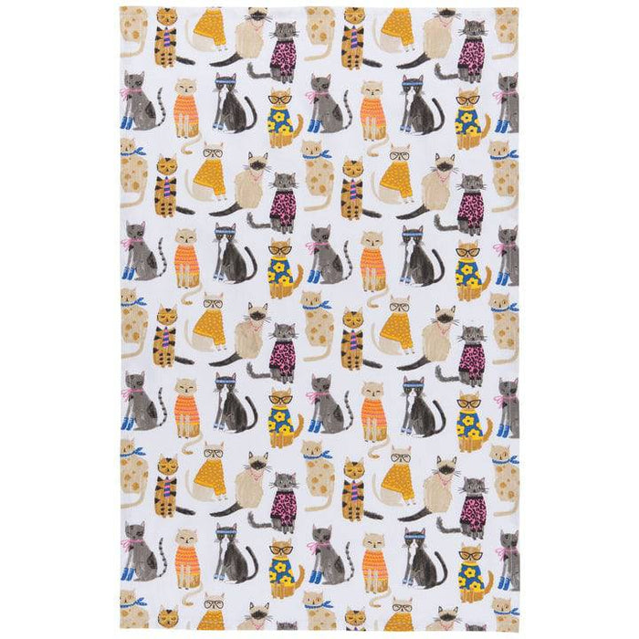 Danica Jubilee Printed Dishtowel Feline Fine