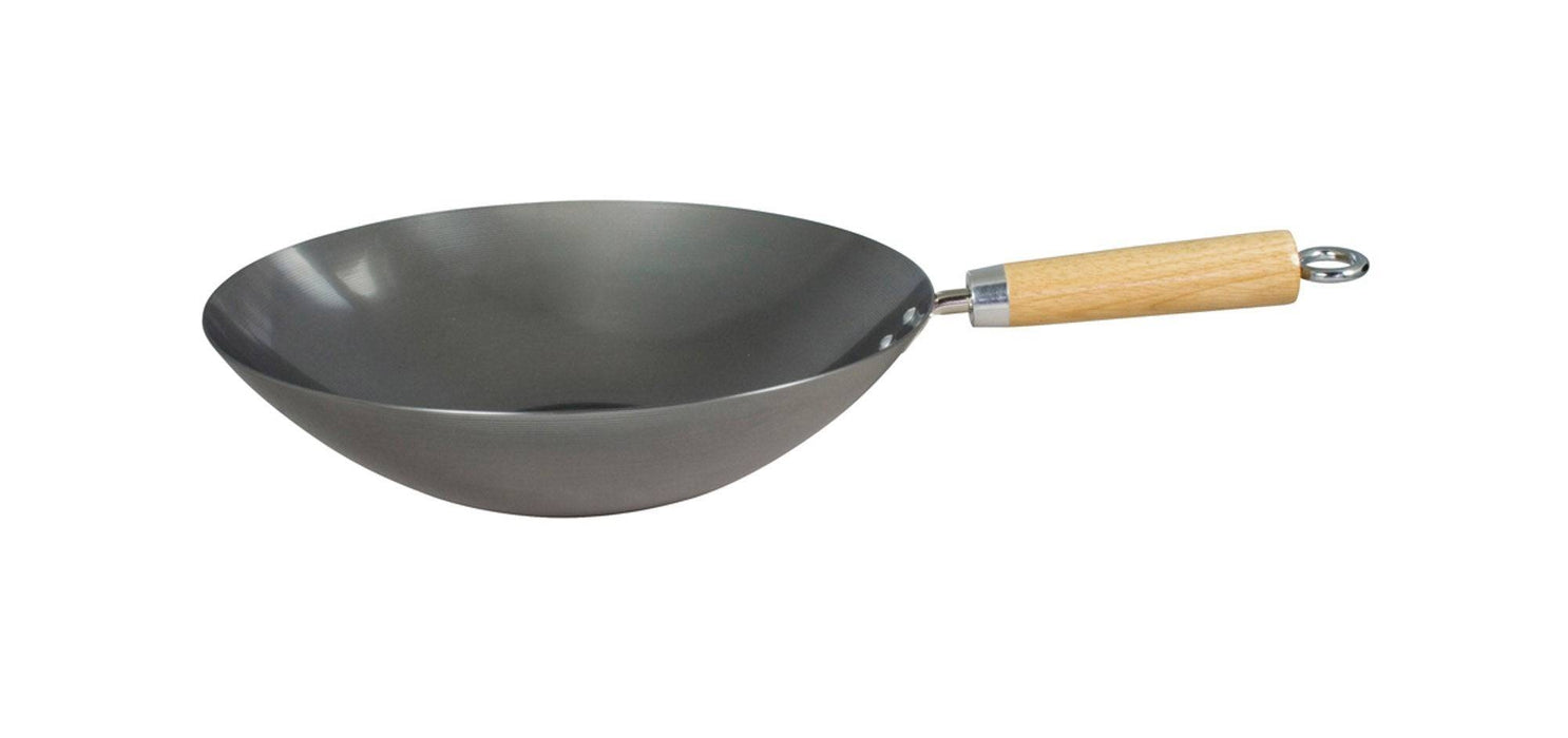 Dexam 30CM (12IN) Heavy Gauge Carbon Steel Wok