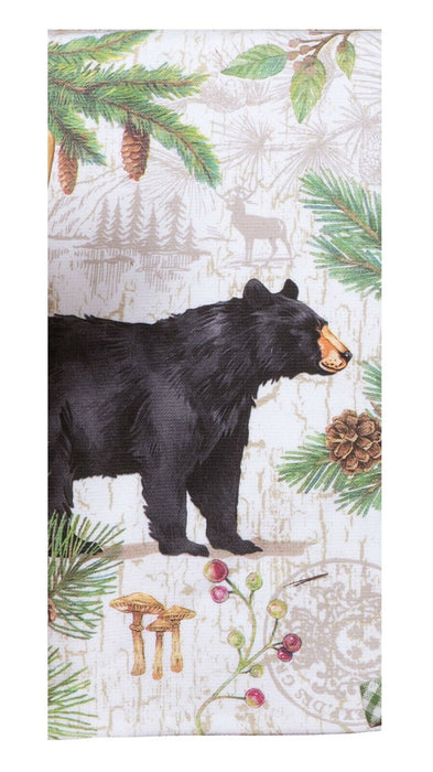 Kay Dee Designs Dual Purpose Towel Pinecone Bear
