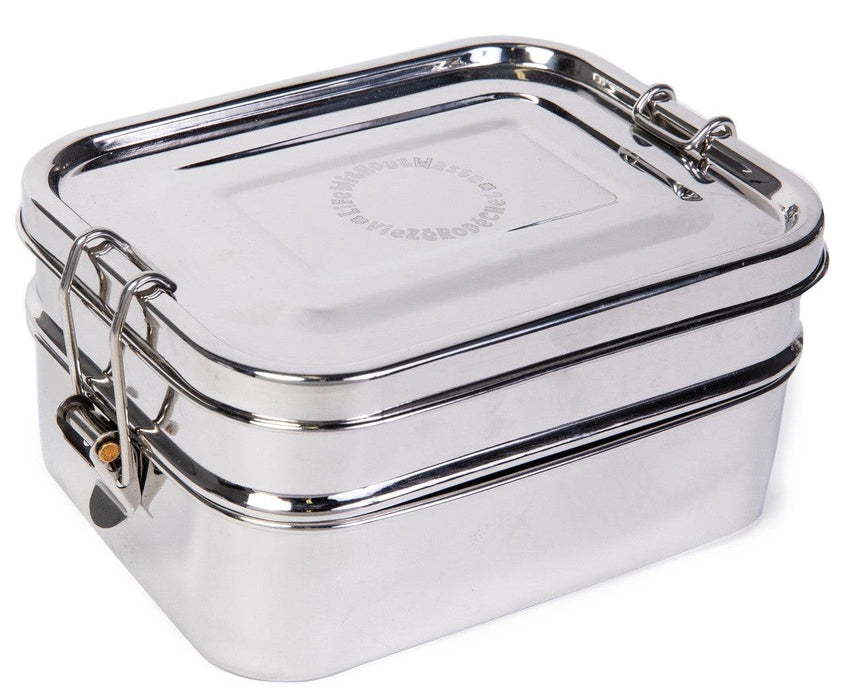 Life Without Waste 2-Tier Stainless Steel Lunch Box