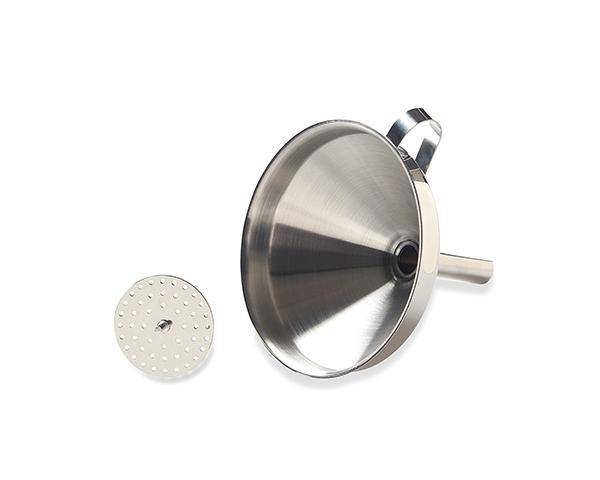 Stainless Steel Funnel With Removable Strainer