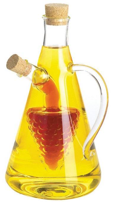 Foxrun Glass Oil & Vinegar Bottle With Handle