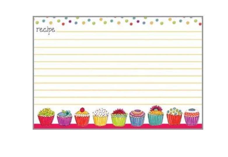 Gina B Designs Recipe Cards